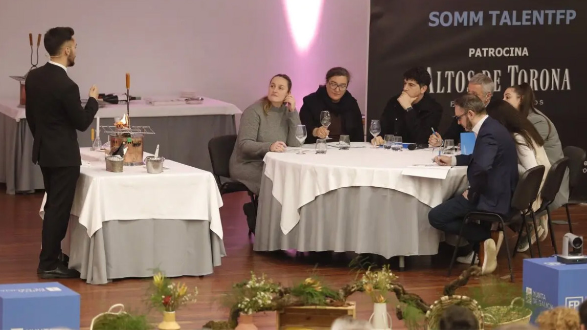 Dos gallegos y un vasco, vencedores del Somm Talent celebrado en el CIFP Carlos Oroza